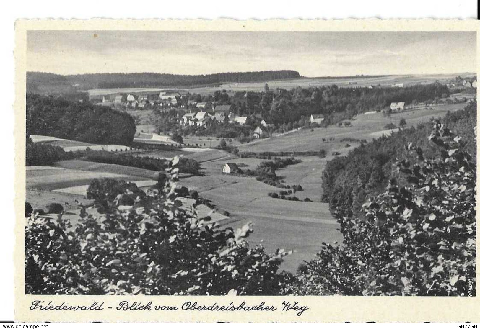 Alte Postkarte Friedewald - Westerburg