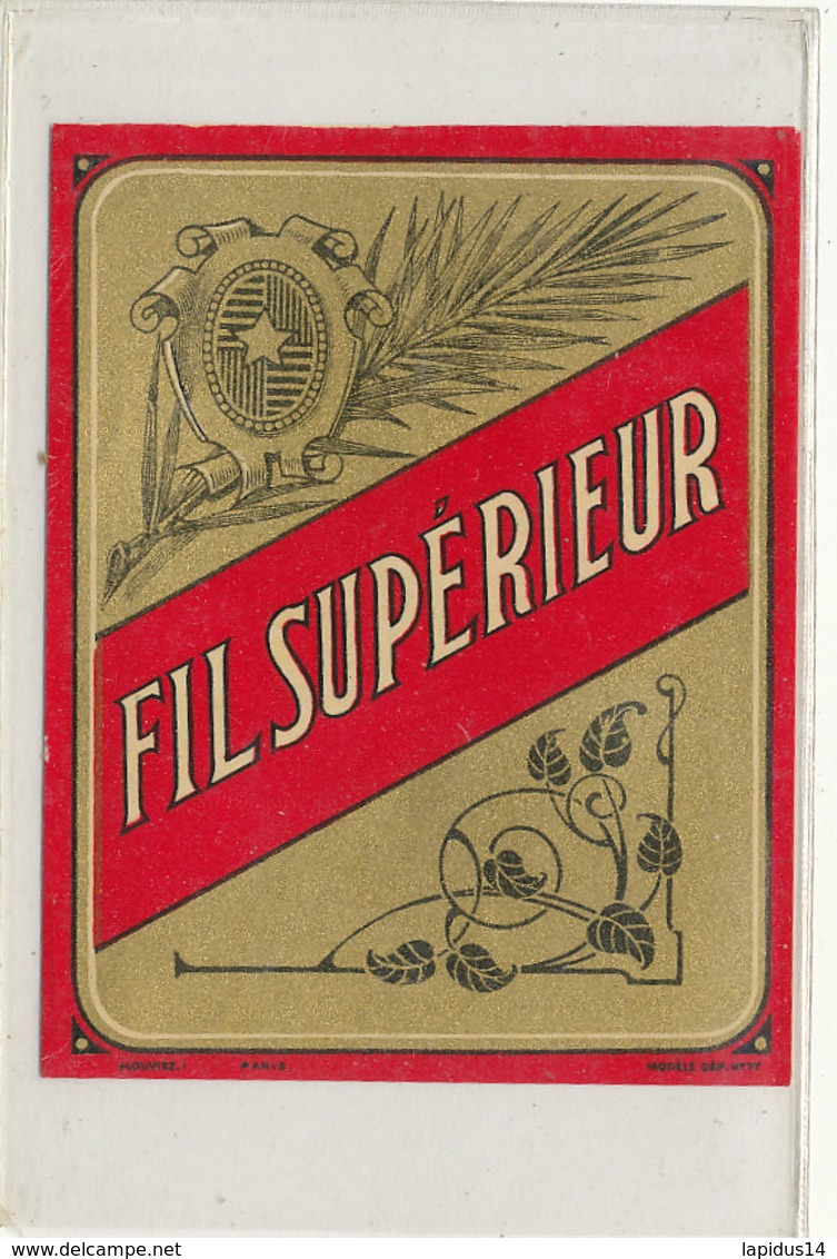 AN 764  / ETIQUETTE - FIL  SUPERIEUR   N° 77 - Other & Unclassified