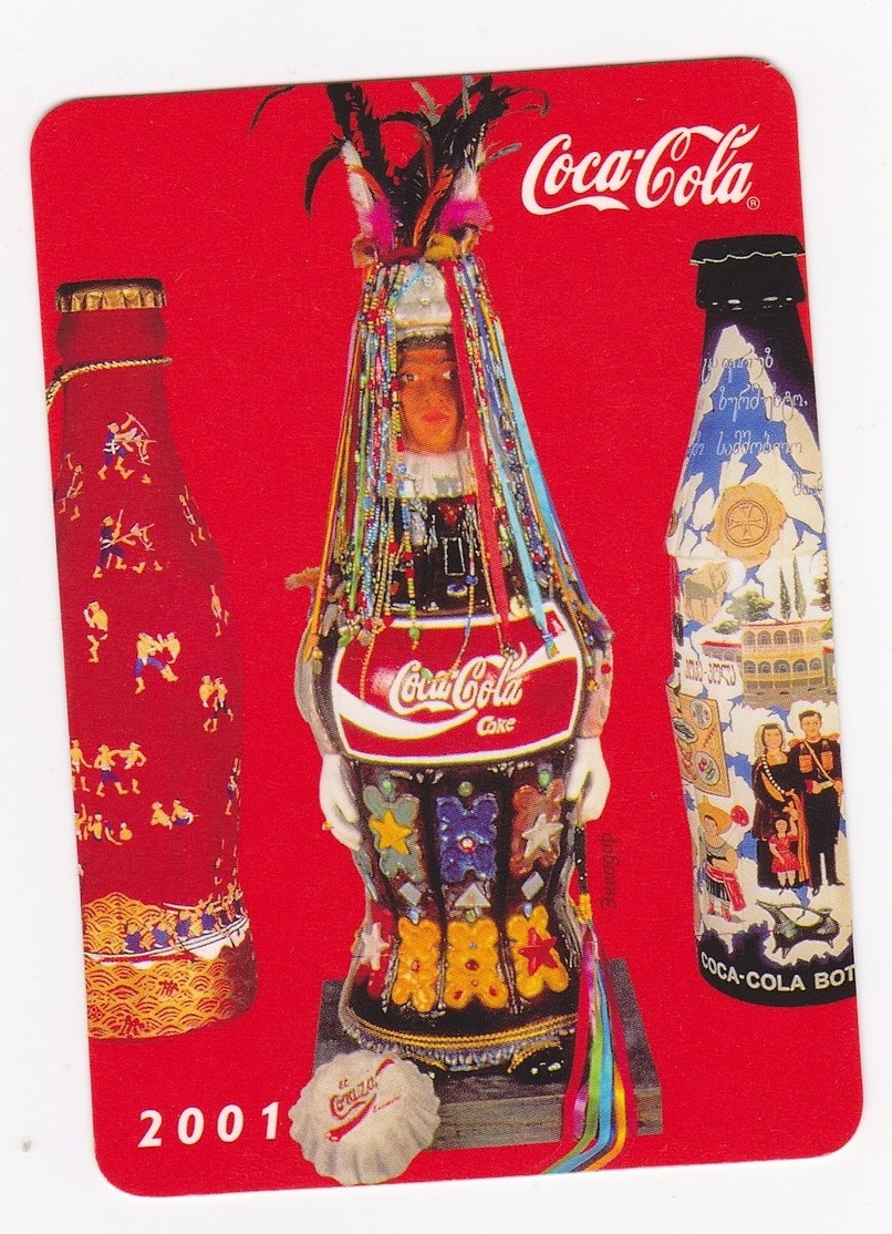 2001 RUSSIA  Russie Drink Coca Cola  Advertising Rare - Tamaño Pequeño : 1991-00