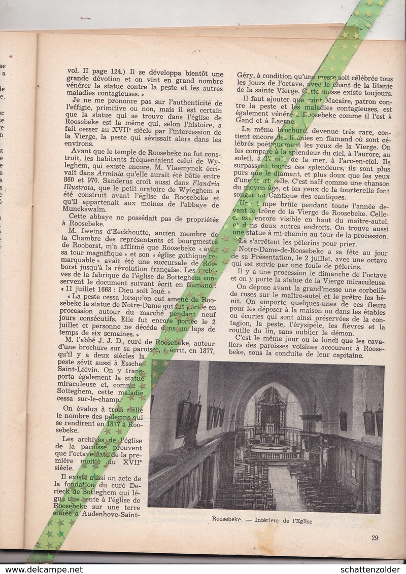 Touring 1938, Diest, Elsenborn (4blz), Ixelles (4blz), La Gaume (2blz), kerk Roosebeke Zwalm(4blz),Tanganyika (2blz)