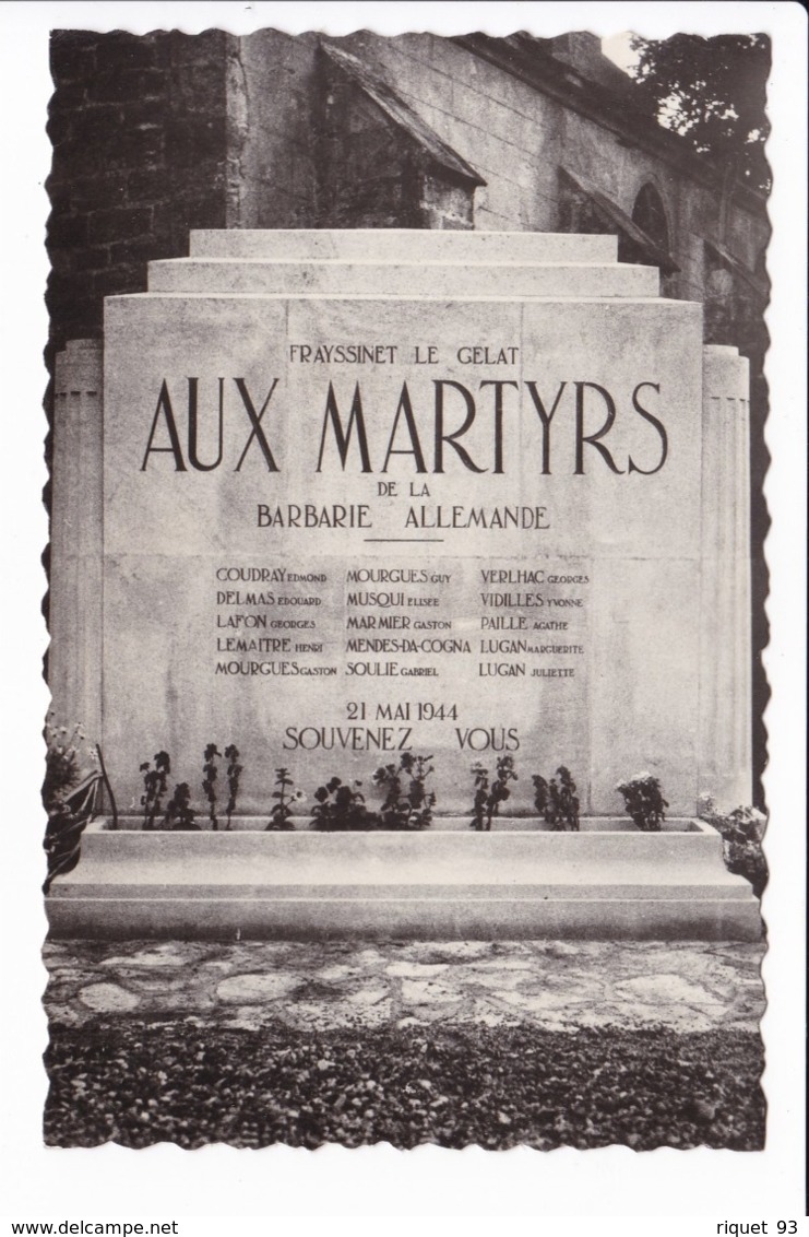 FRAYSSINET-le-GELAT - Le Monument Aux Morts - Sonstige & Ohne Zuordnung