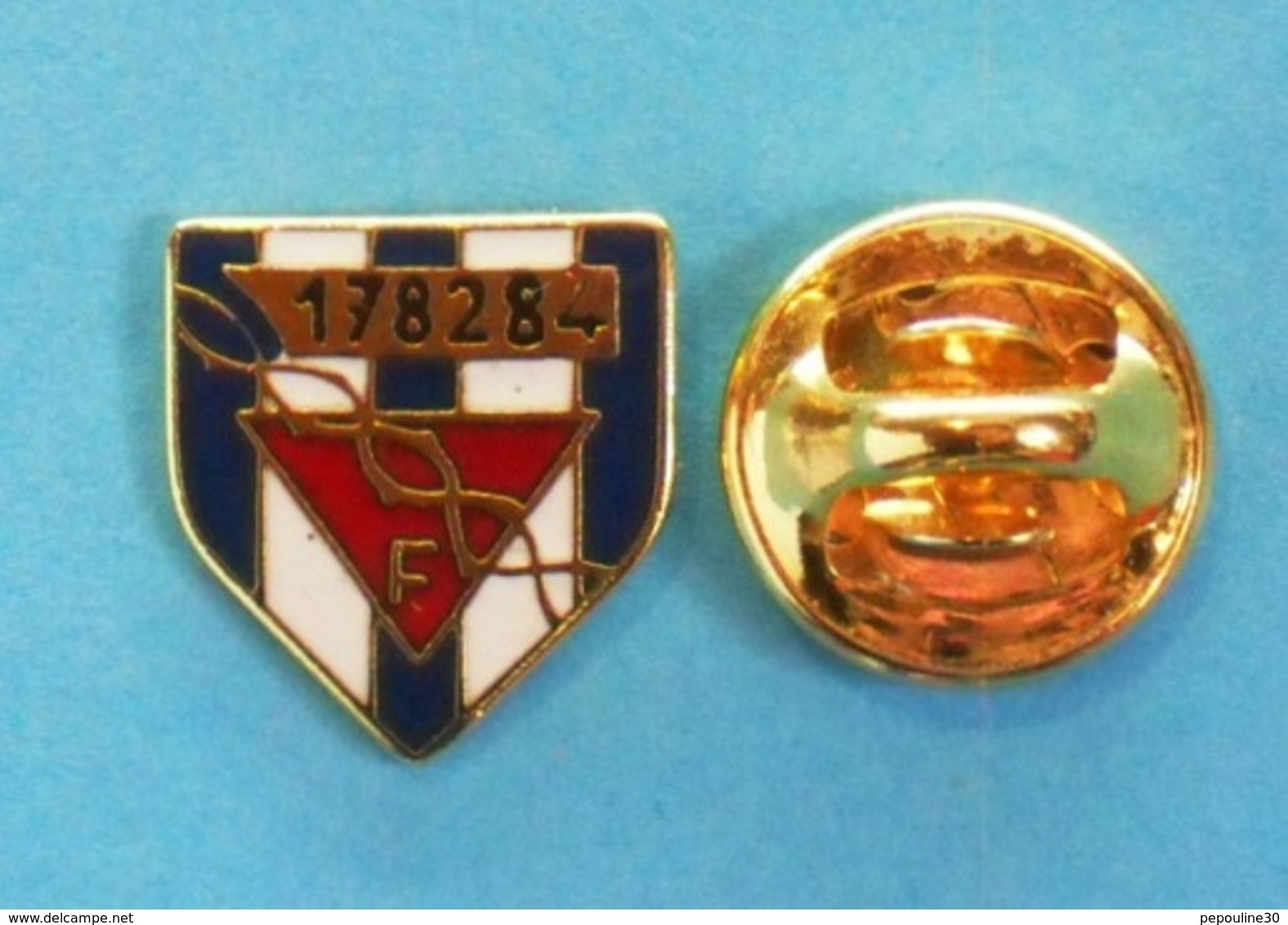 1 PIN'S //  ** F.N.D.I.R.P / MATRICULE PRISONNIER DE GUERRE / 178284 F ** - Army