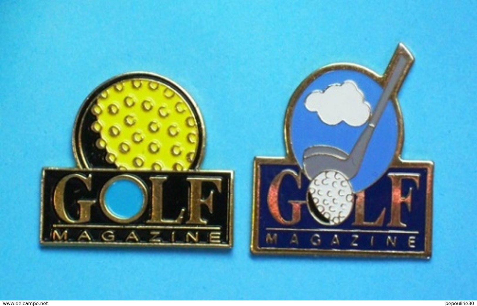 2 PIN'S  //   ** GOLF MAGAZINE ** - Golf