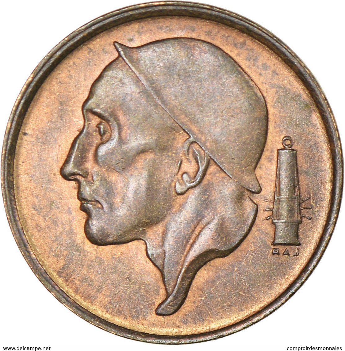 Monnaie, Belgique, Baudouin I, 50 Centimes, 1965, TTB, Bronze, KM:148.2 - 50 Cent