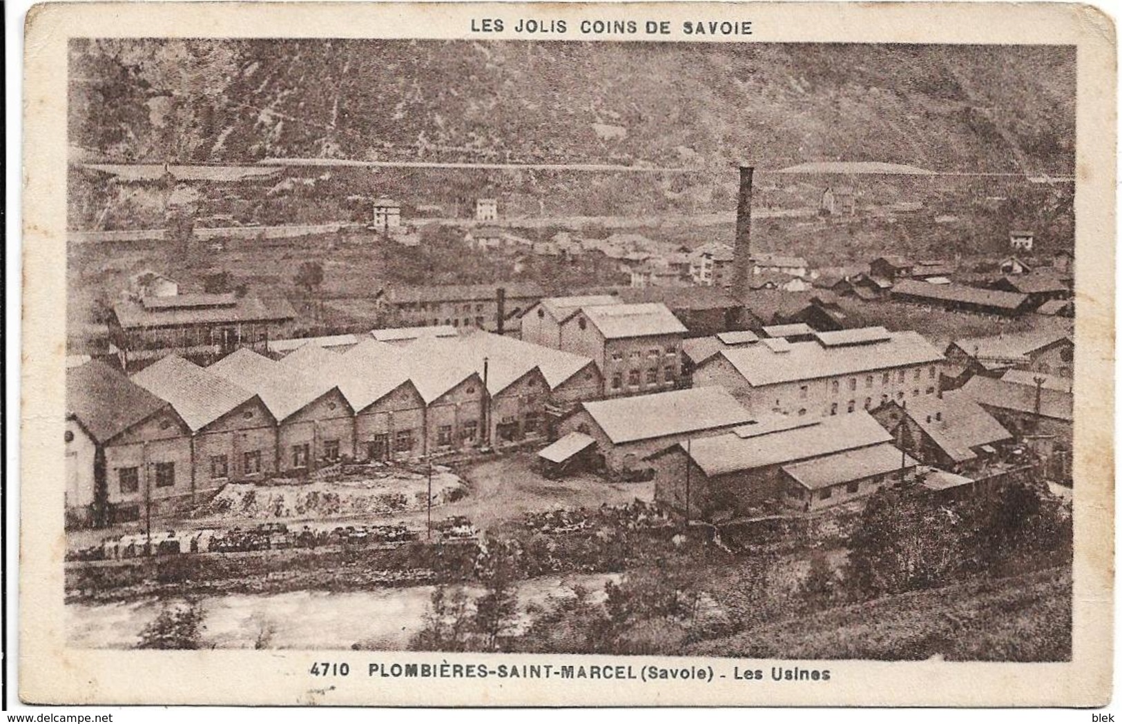 73 . Savoie :   Plombieres Saint Marcel : Les Usines . - Otros & Sin Clasificación