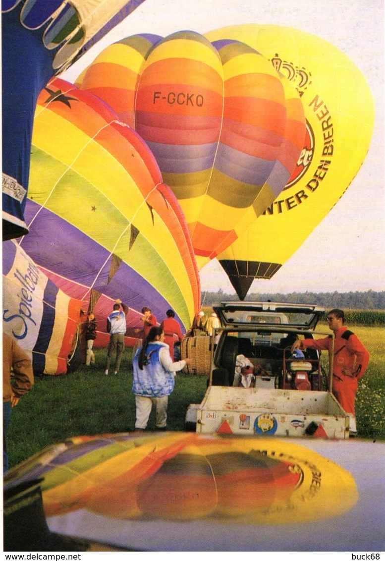 FRANCE 2372 FDC Carte + Flamme Postale Courrier Transporté Par Montgolfière Luxeuil 1er Janvier 1992 [GR] - Airships