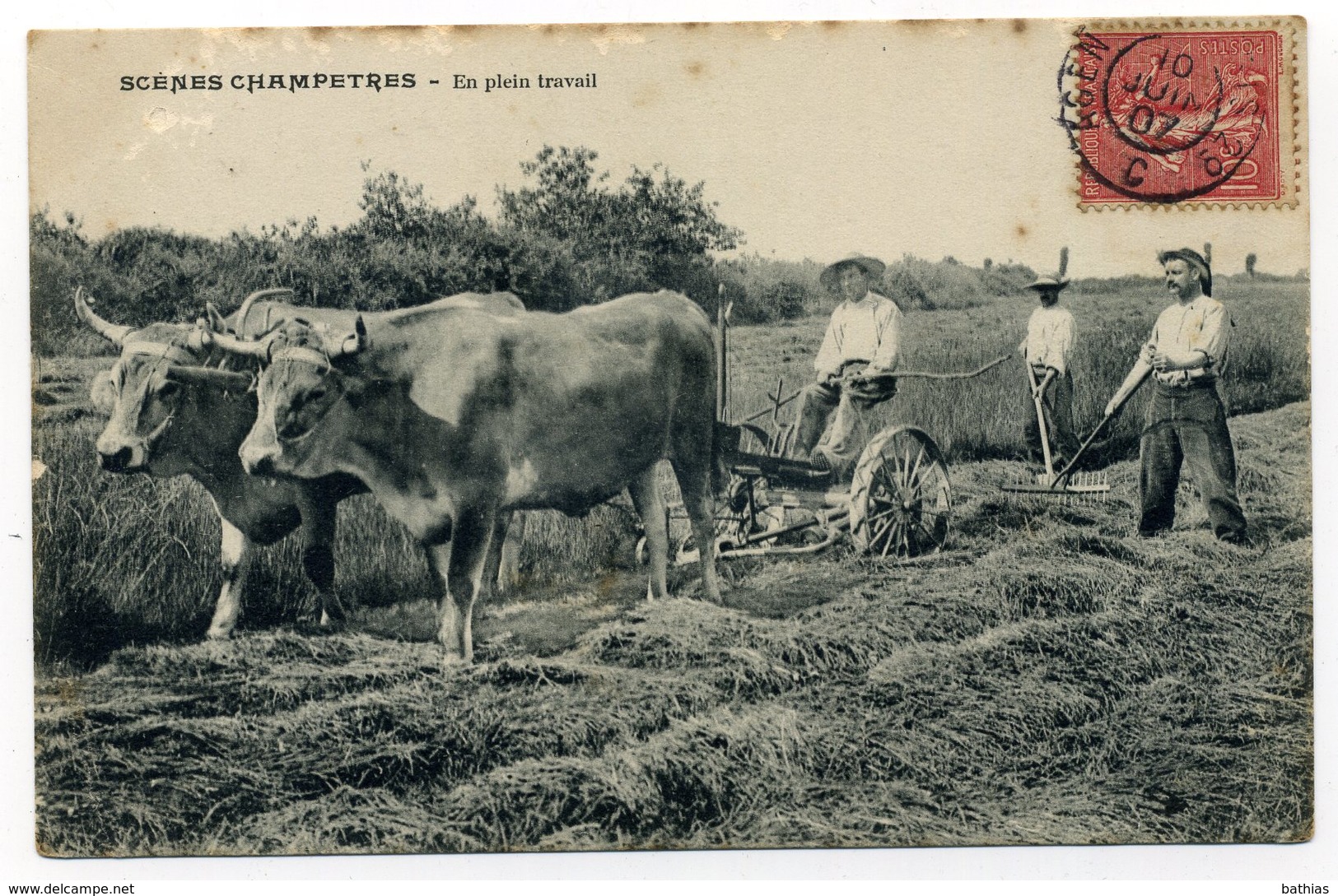 SCENES CHAMPETRES-TRAVAUX Des CHAMPS. LOT De 9 CPA. - Autres & Non Classés