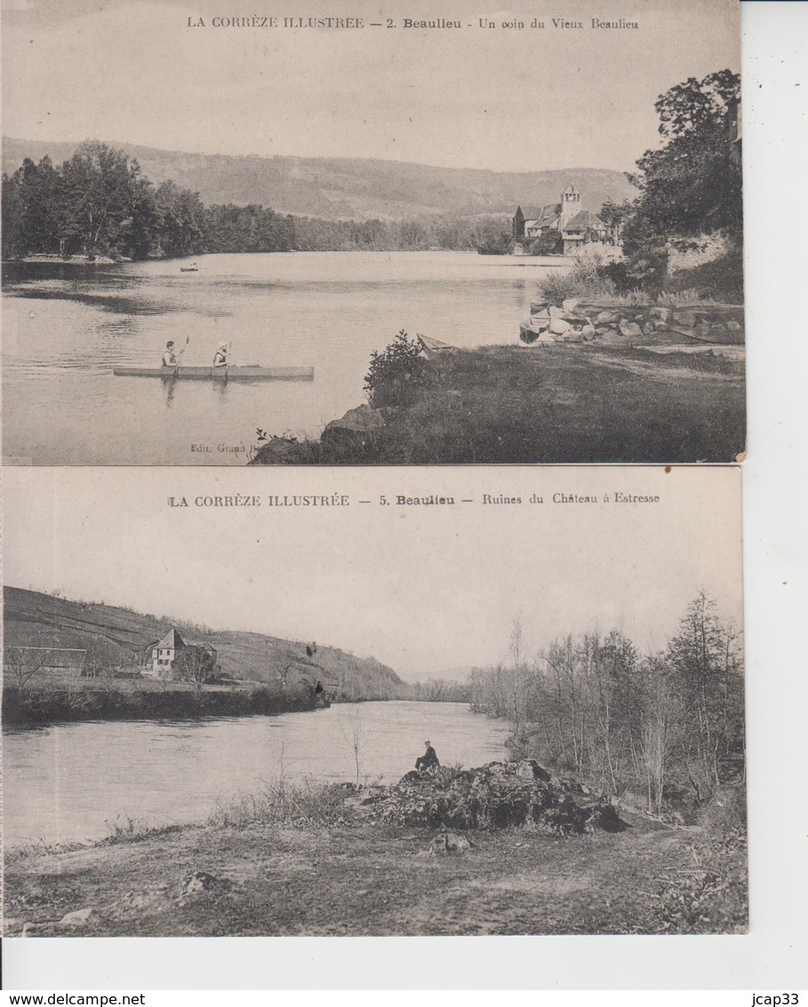 19 LA CORREZE ILLUSTREE  -  BEAULIEU  -  LOT DE 10 CARTES  - - Autres & Non Classés