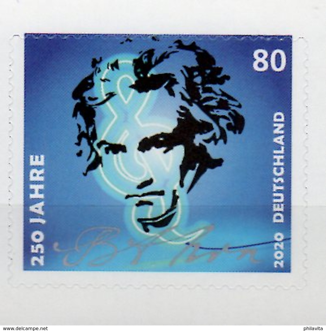 2020 Germany 250 Years Of Beethoven Birthday Beethoven Year 1v S.adhesive MNH** MI 3513 Music, Composer - Ungebraucht