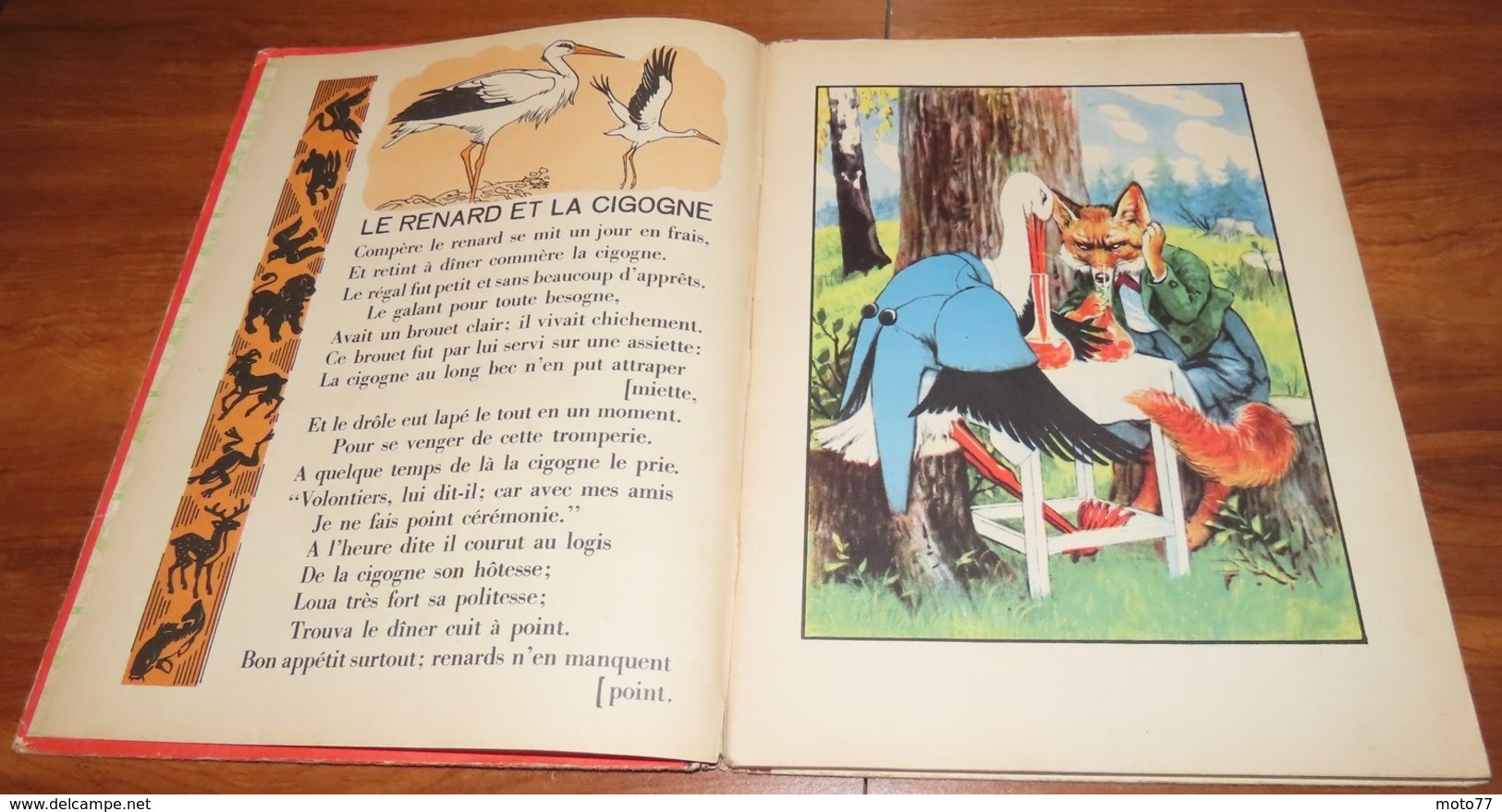 Livre - LES FABLES DE LA FONTAINE - 1950 - Edition BIAS - Illustré Par A.Jourcin / 8 - Auteurs Français