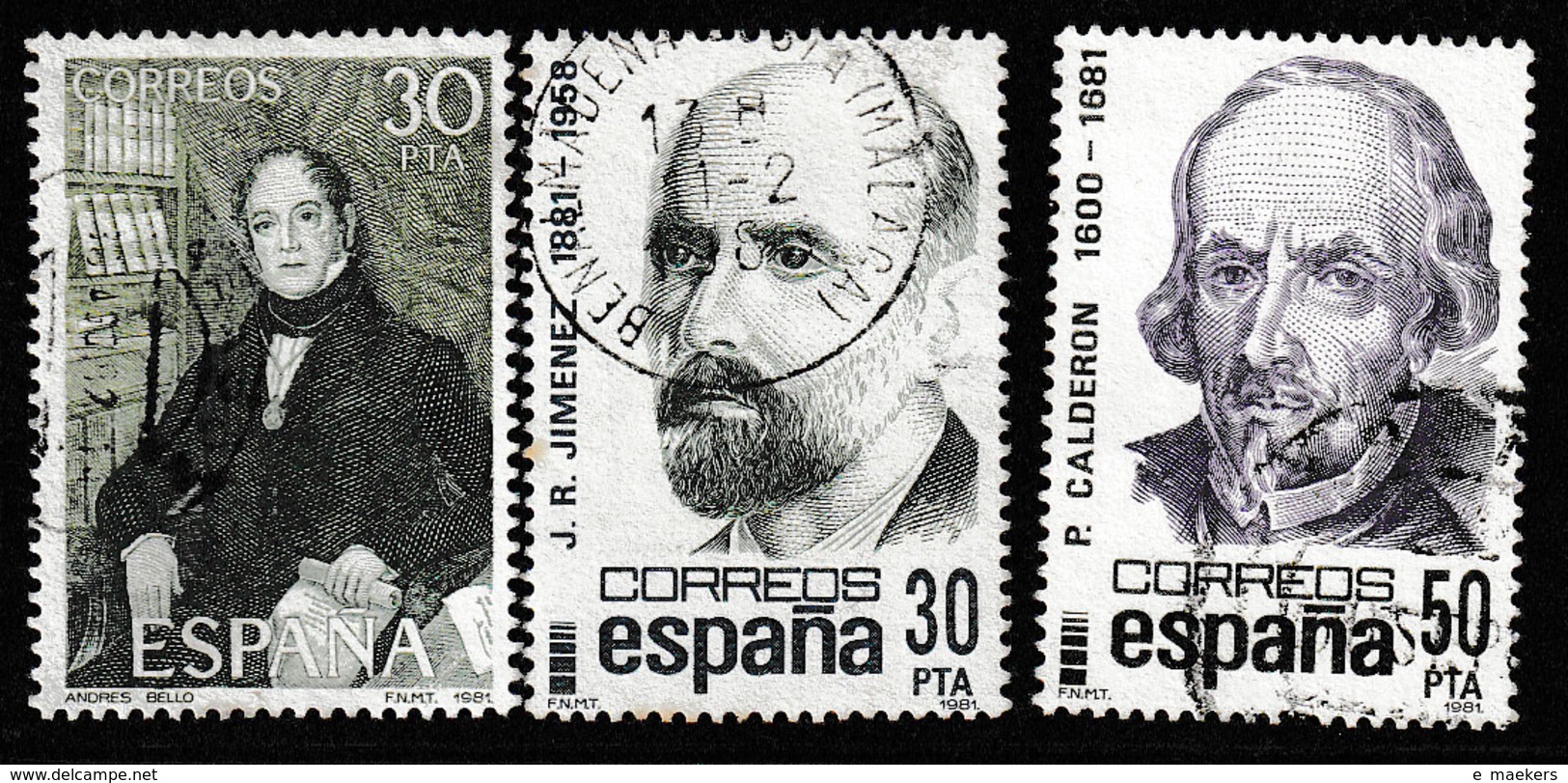 SPANJE 1982 - MICHEL 2534/2536 - USED / GESTEMPELD / OBLITERE - Oblitérés