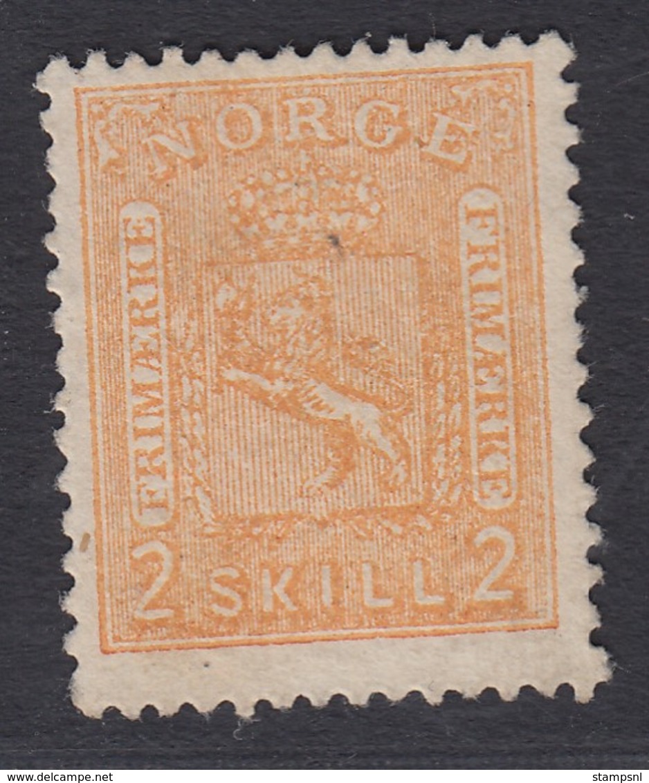 Norway - 1867 - 2s Yv. 12 - Really Lightly Used - Neufs