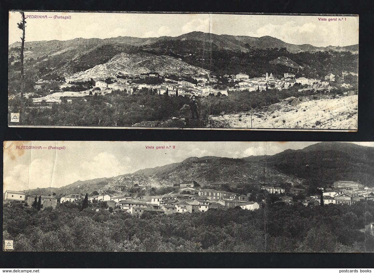 Conjunto De 2 Postais ALPEDRINHA (1 Postal Duplo + 1 Postal Triplo). 2 X Old Postcard (FUNDÃO) CASTELO BRANCO Portugal - Castelo Branco