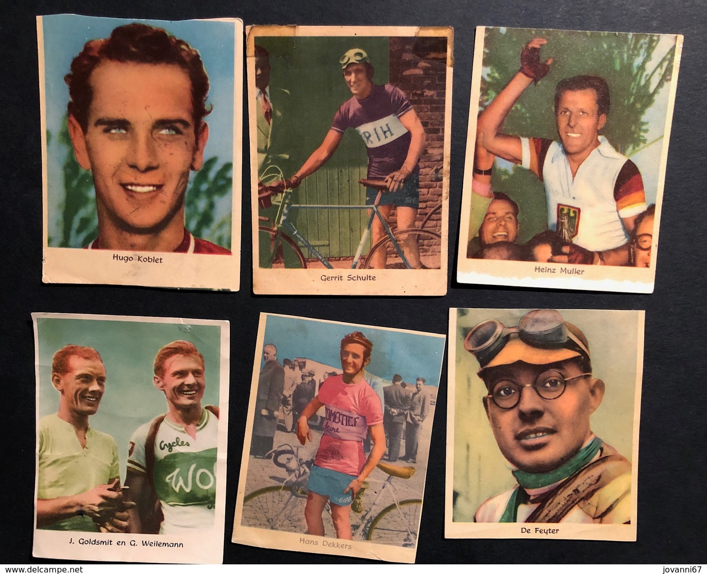 6 Cartes / Chromos Nederlands  -  Cyclists - Cyclisme - Ciclismo -wielrennen - Wielrennen