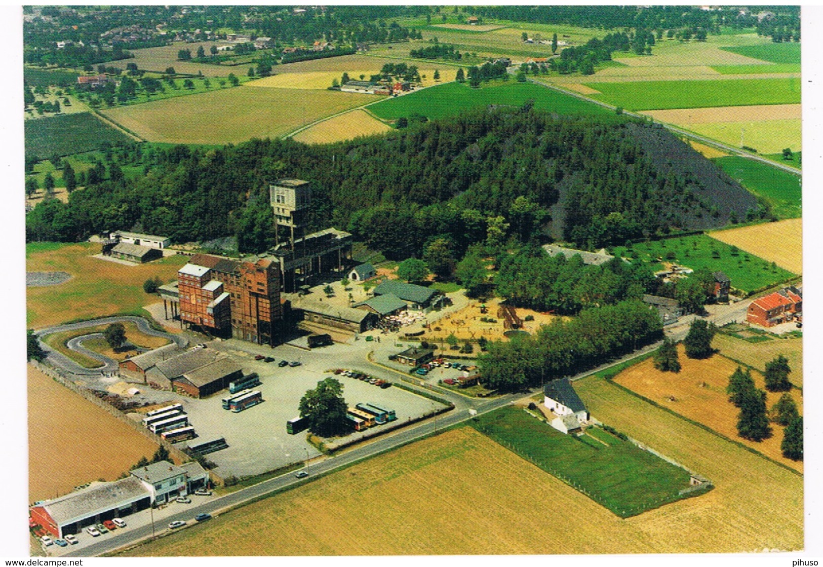 B-7514   BLEGNY : Blegny Mine ( Vue Aerienne)( Zeche) - Blégny