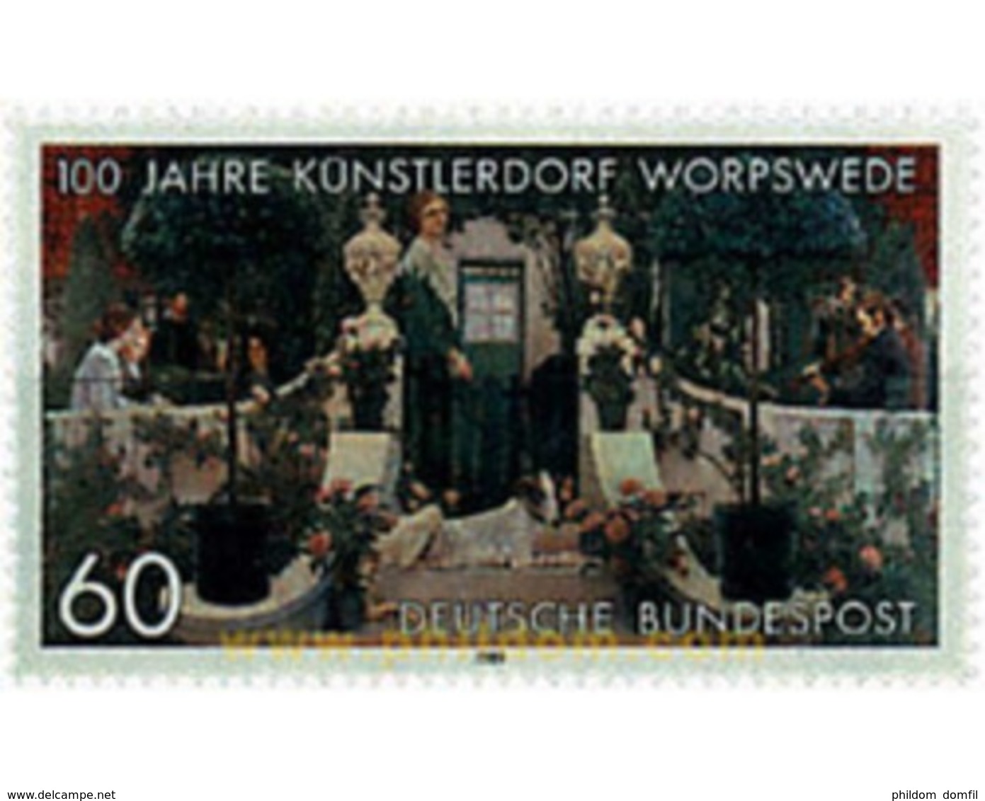 Ref. 50188 * MNH * - GERMAN FEDERAL REPUBLIC. 1989. CENTENARY OF WORPSWEDE . CENTENARIO DE WORPSWEDE - Dogs