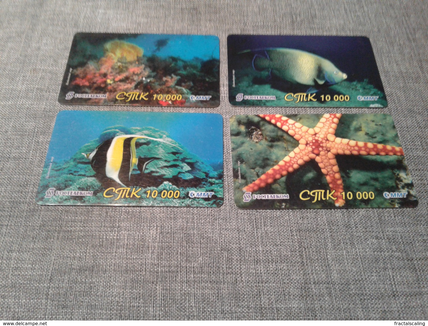 Russin - 4 Nice Phonecards - Only 5000 - Rusland