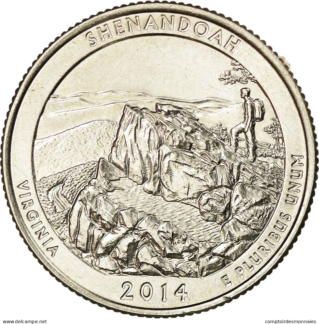 Monnaie, États-Unis, Quarter, 2014, U.S. Mint, Denver, SUP, Copper-Nickel - 2010-...: National Parks