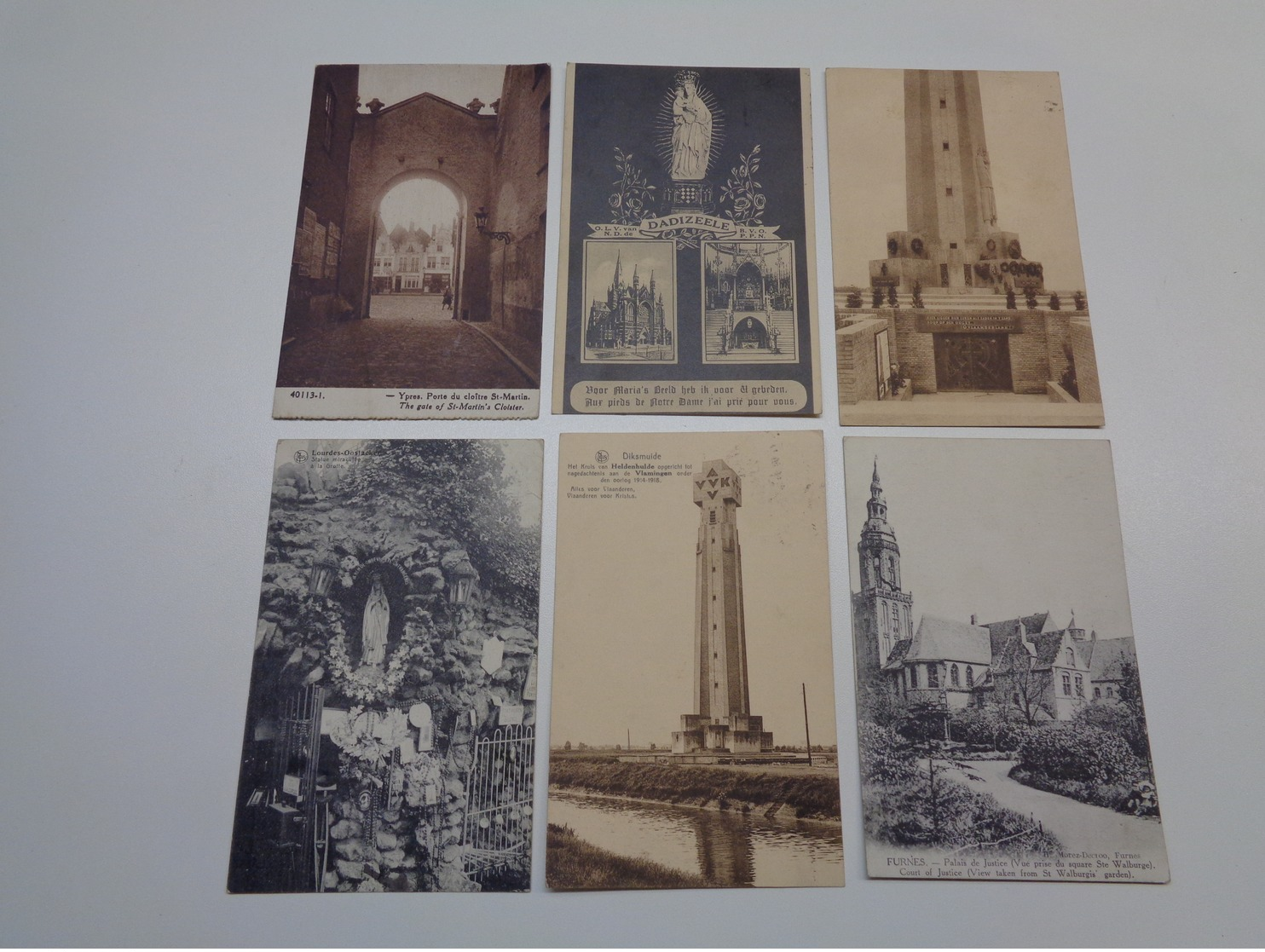 Lot de 60 cartes postales de Belgique       Lot van 60 postkaarten van België   - 60 scans