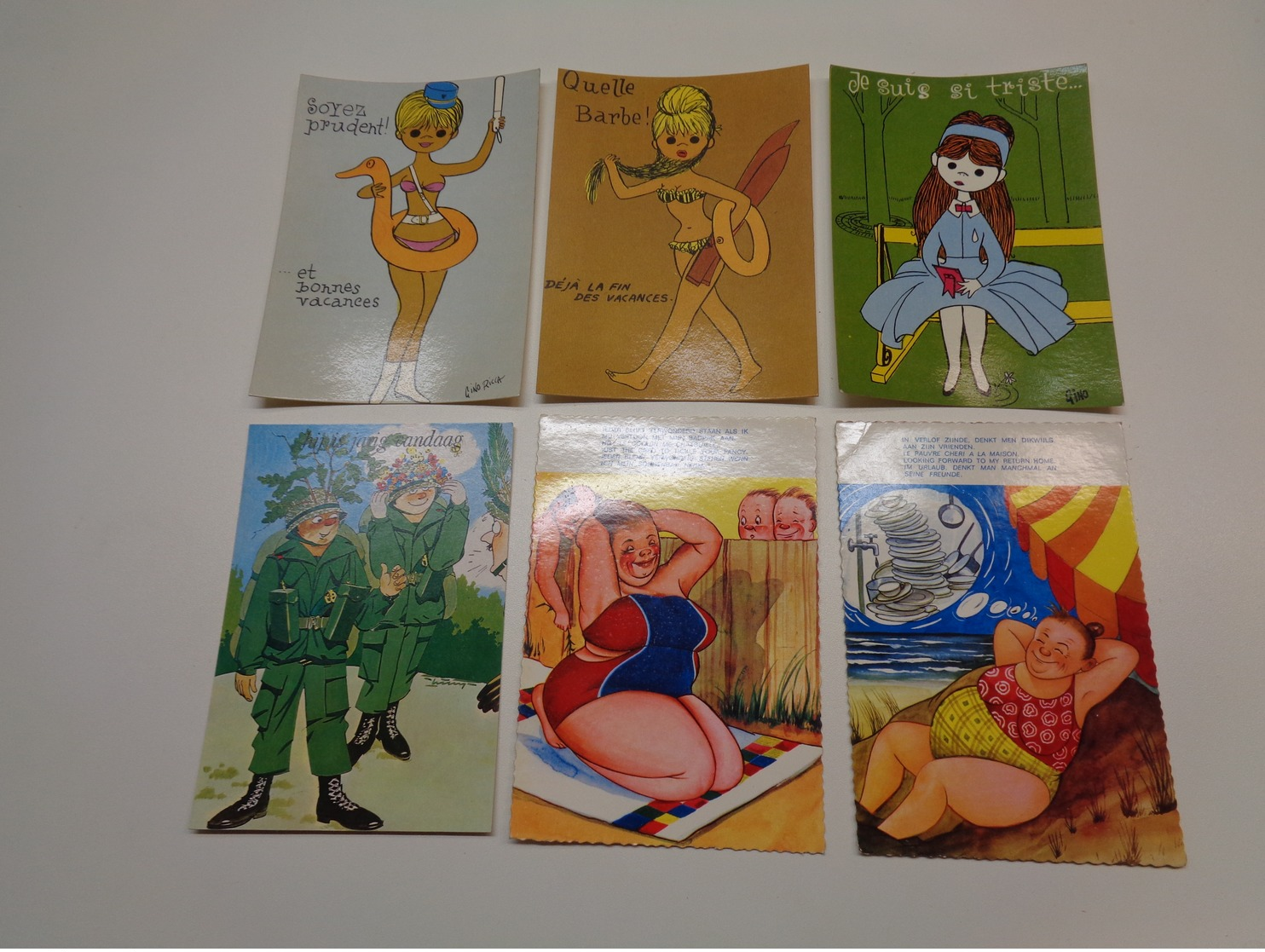 Beau Lot De 60 Cartes Postales De Fantaisie CPSM  Grand Format     Mooi Lot Van 60 Postkaarten Fantasie  Groot Formaat - 5 - 99 Postcards