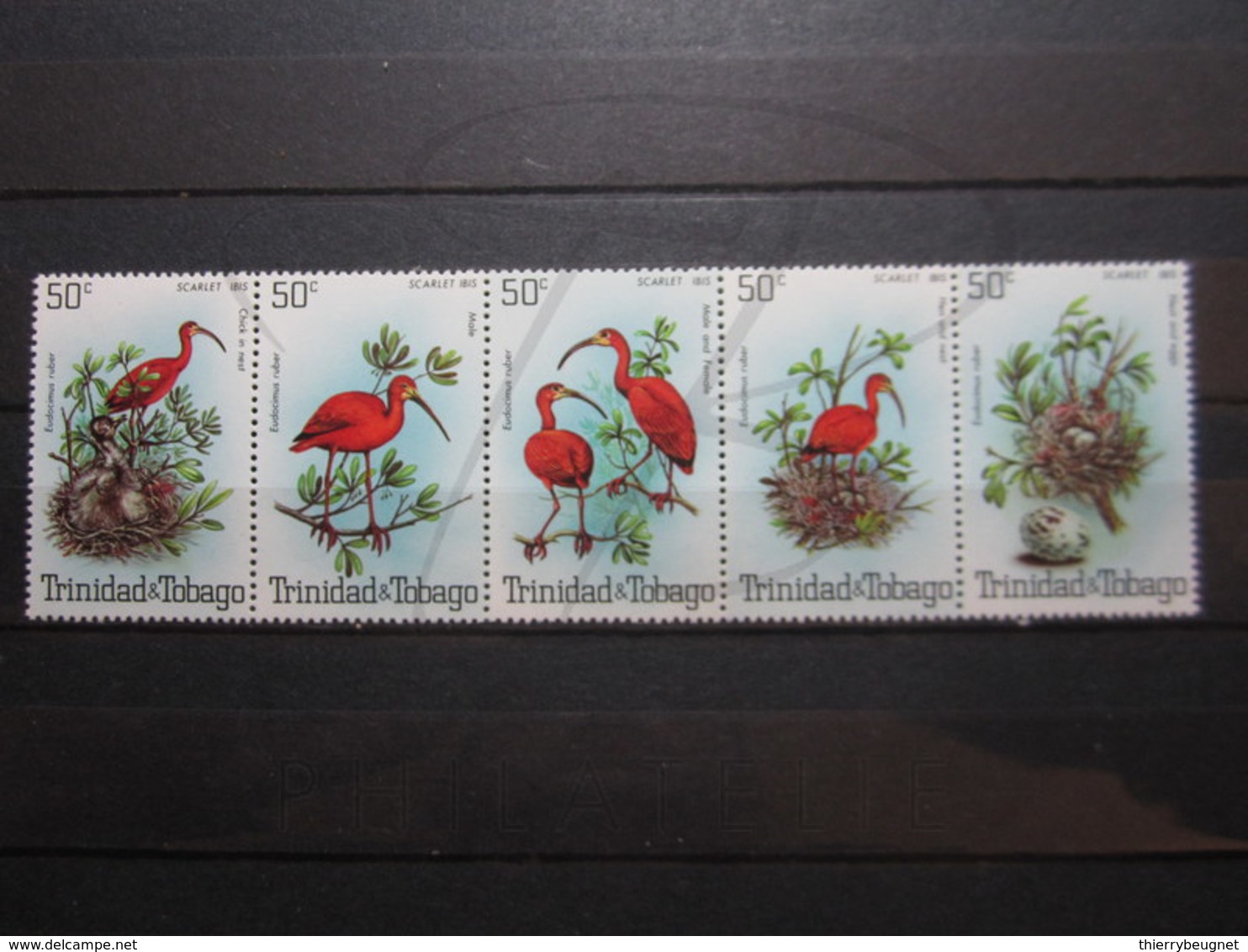 VEND BEAUX TIMBRES DE TRINITE & TOBAGO N° 413 - 417 , XX !!! - Trinité & Tobago (1962-...)