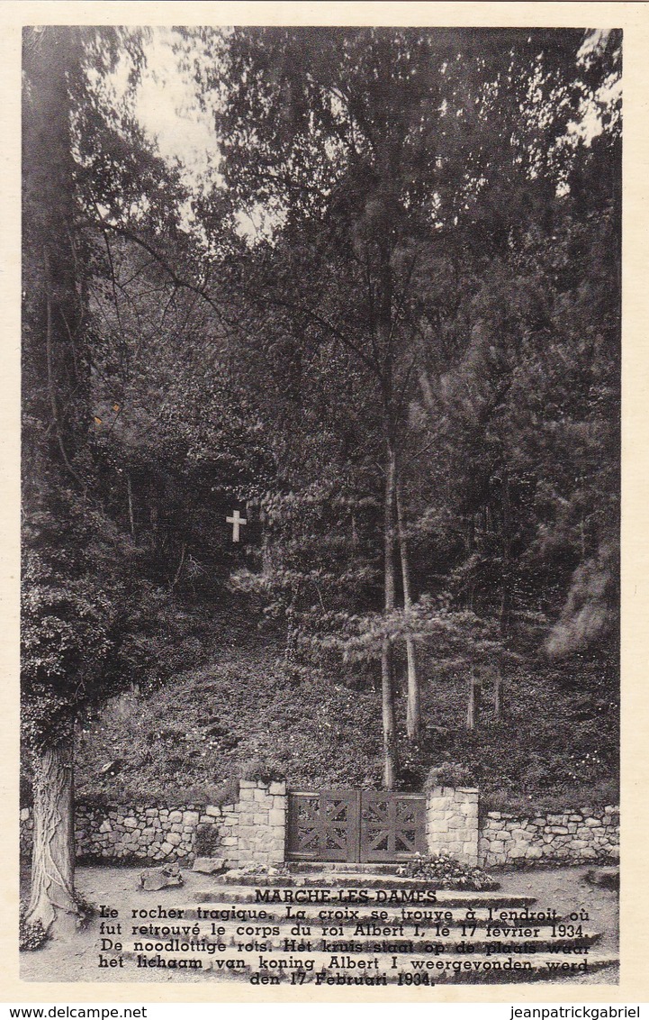 Marche Les Dames Le Rocher Tragique La Croix Se Trouve A L Endroit Ou Fut Retrouve Le Corps - Sonstige & Ohne Zuordnung