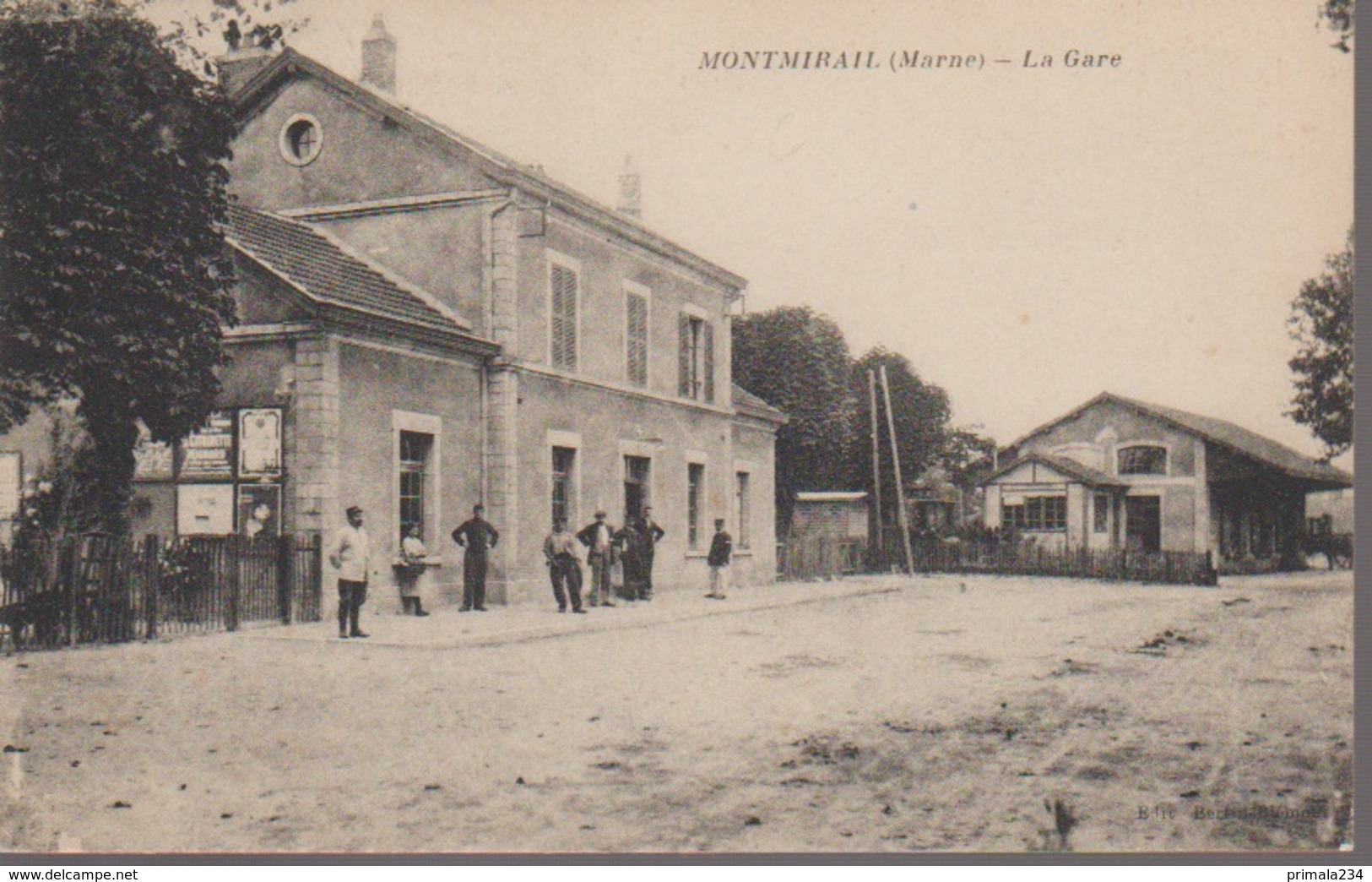 MONTMIRAIL  - LA GARE - Montmirail