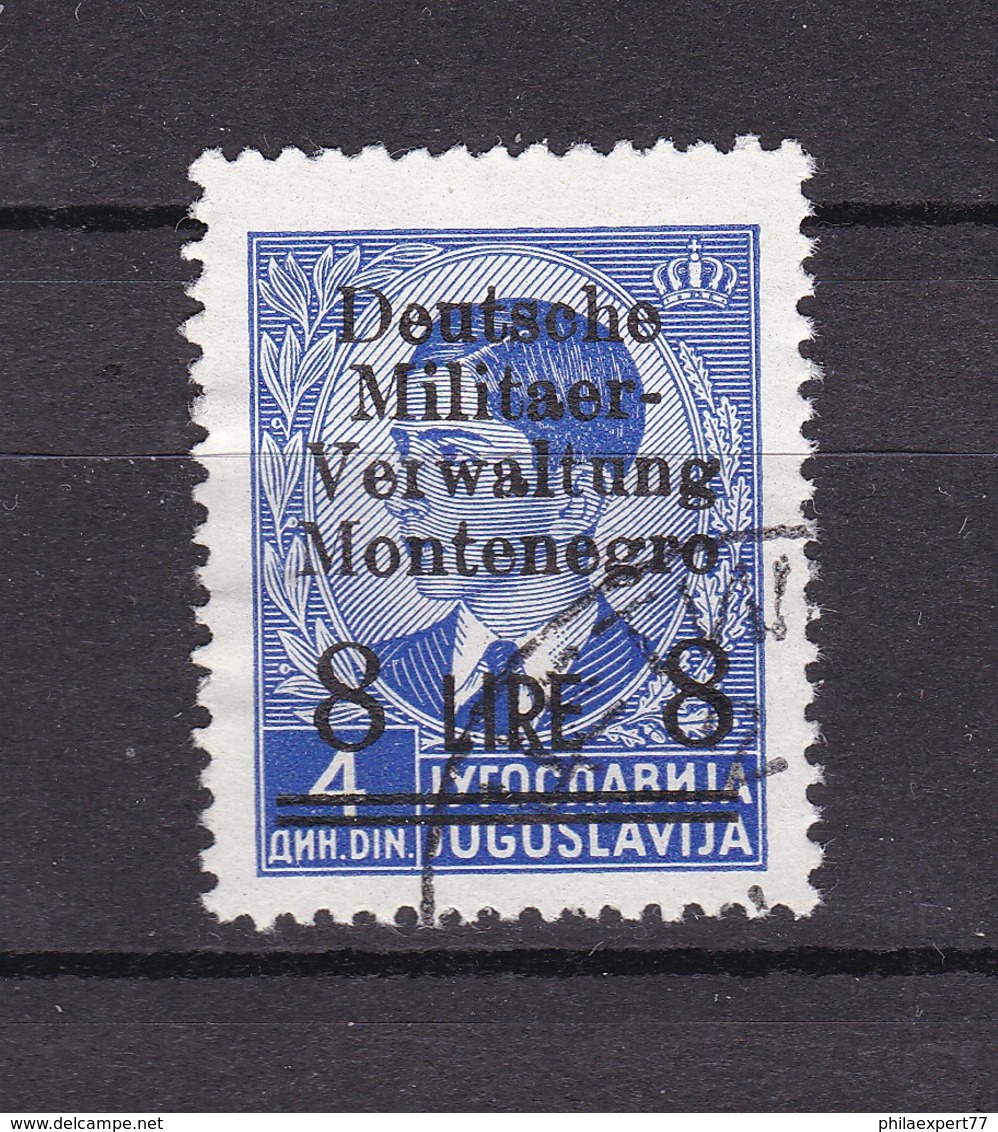 Montenegro - 1943 - Michel Nr. 7 -  Gest. - 140 Euro - Occupation 1938-45