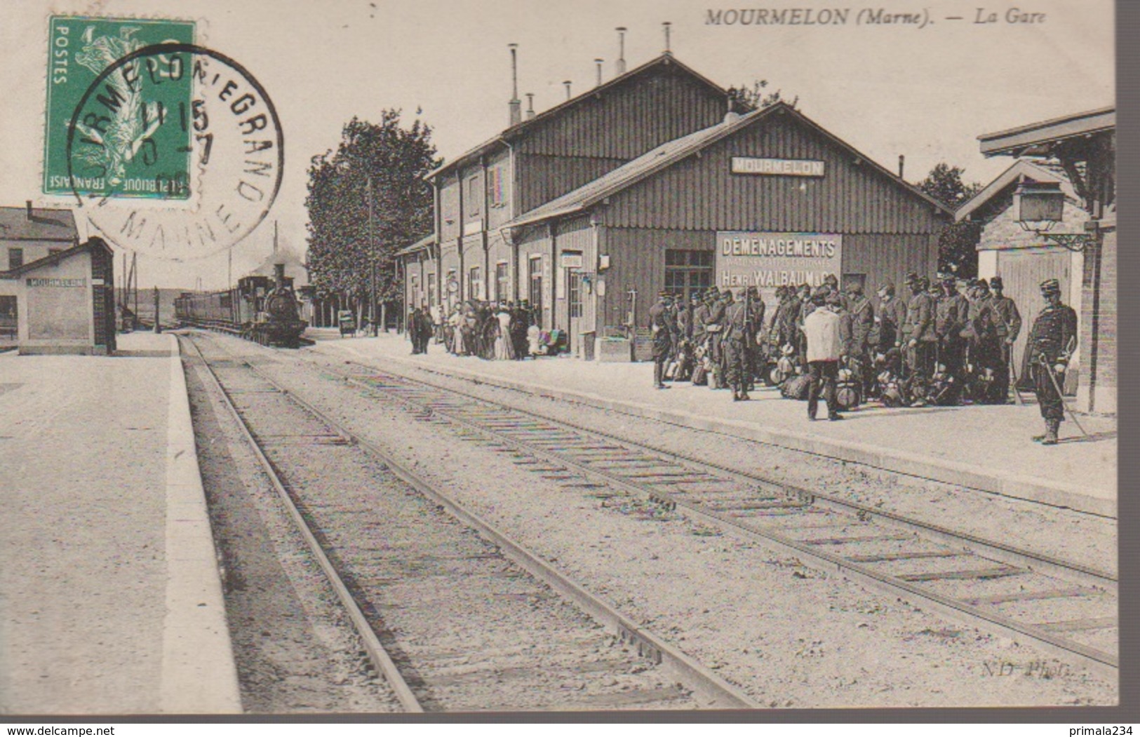 MOURMELON LE PETIT  - LA GARE - Montmirail