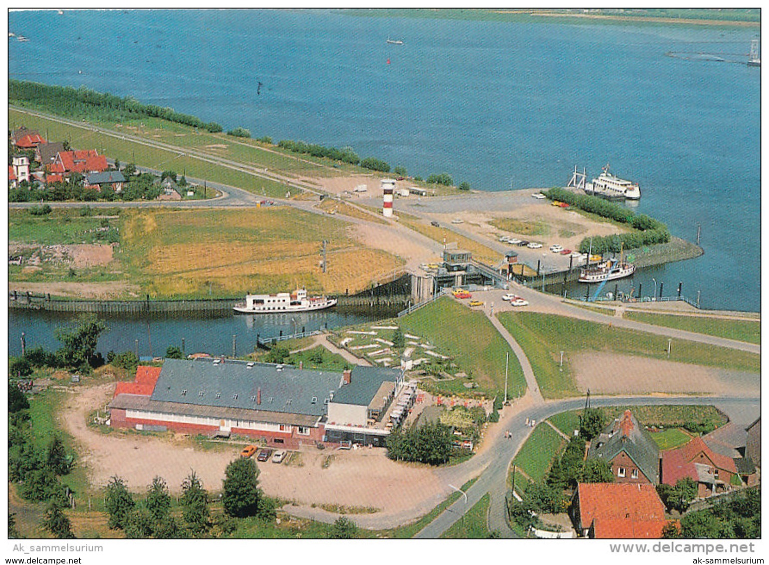 Jork / Stade / Lühe/Cohrs / Fährhaus / Hafen / Harbour / Schiffe / Ships / Bateaux (D-A151) - Stade