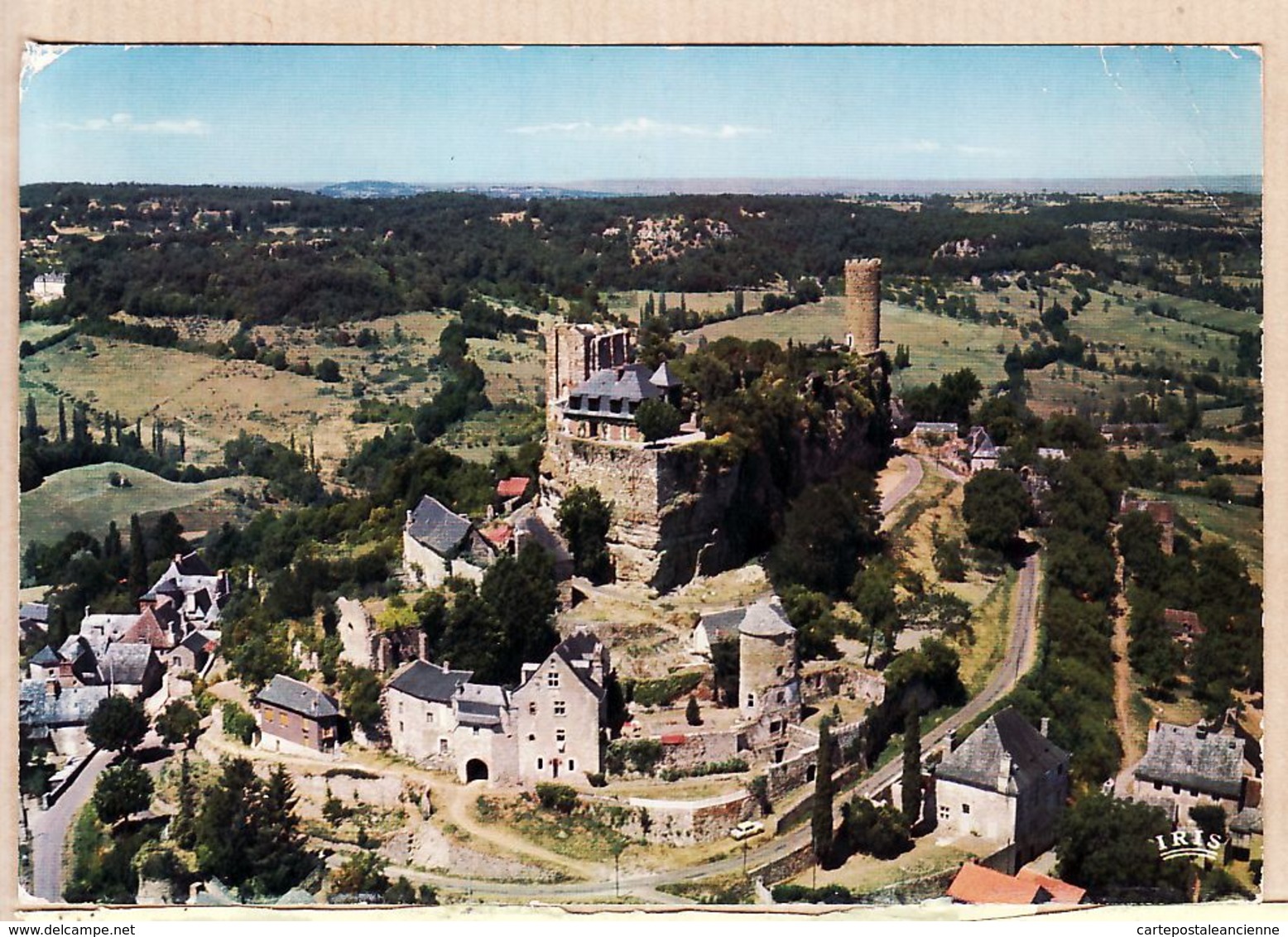 X19020 TURENNE Correze Vue Générale Dominée Par Les Ruines Du Château Des Seigneurs 1960s THEOJAC 203 - Autres & Non Classés