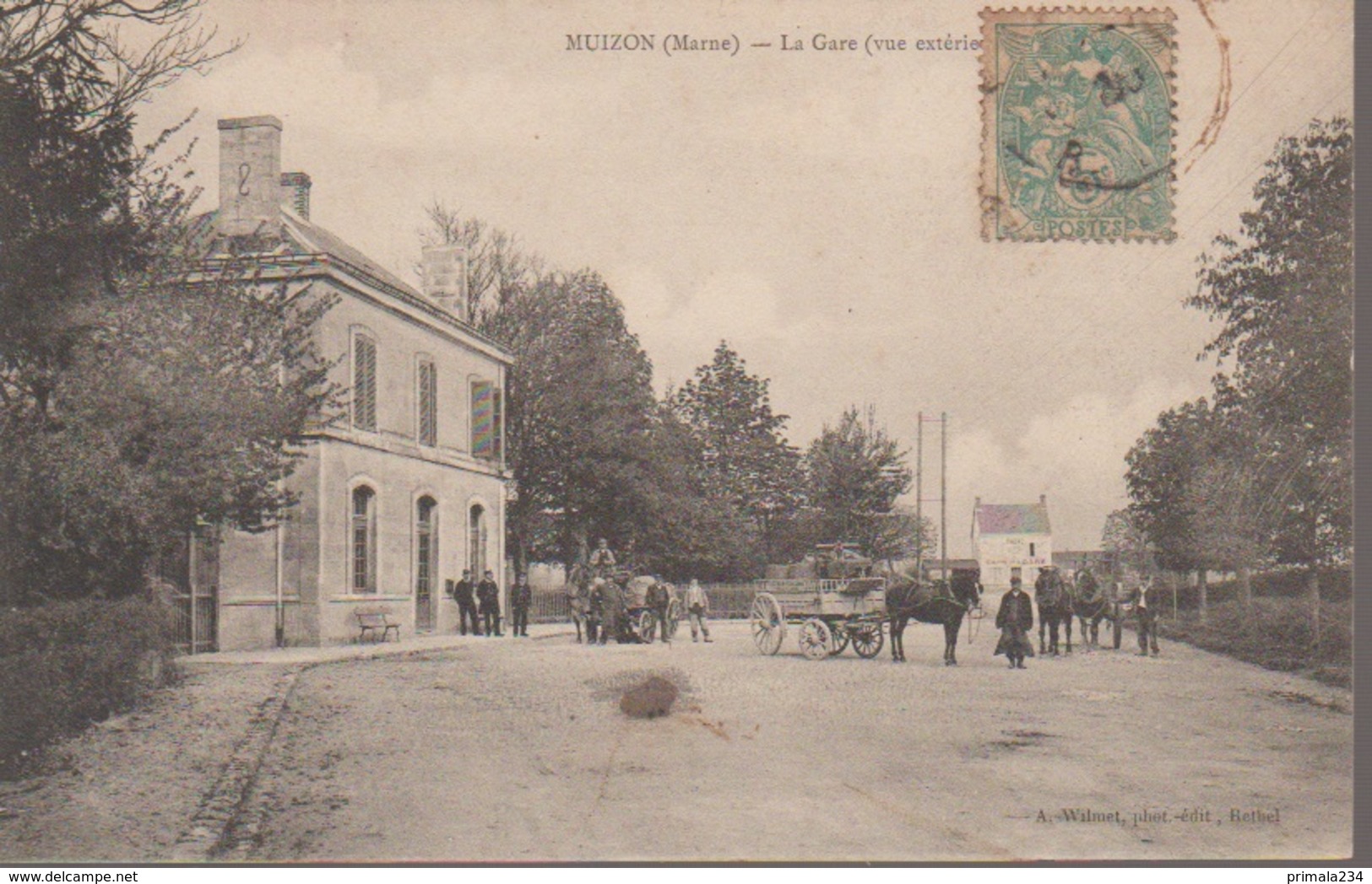 MUIZON - LA GARE - Montmirail