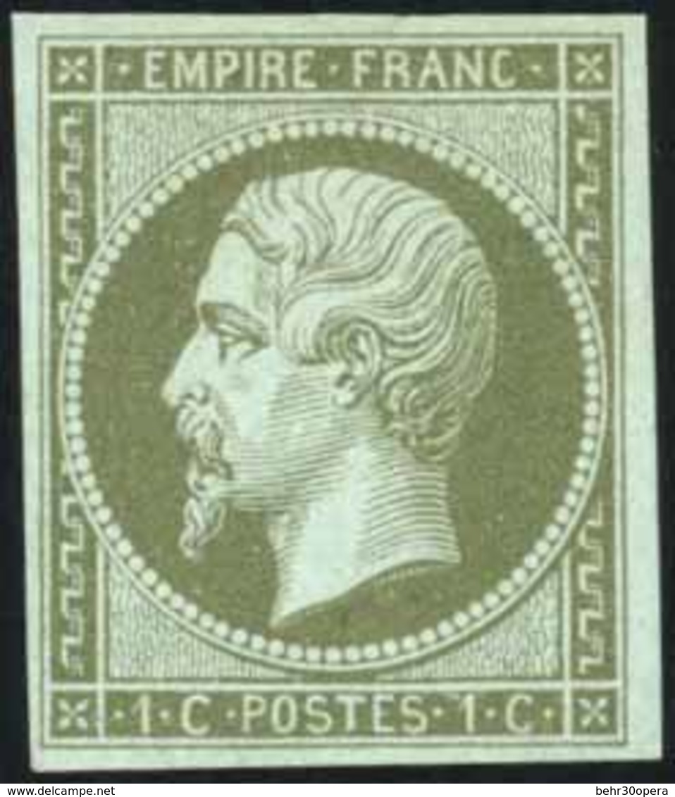 * N°11 - 1c. Olive. TB. - 1853-1860 Napoléon III.