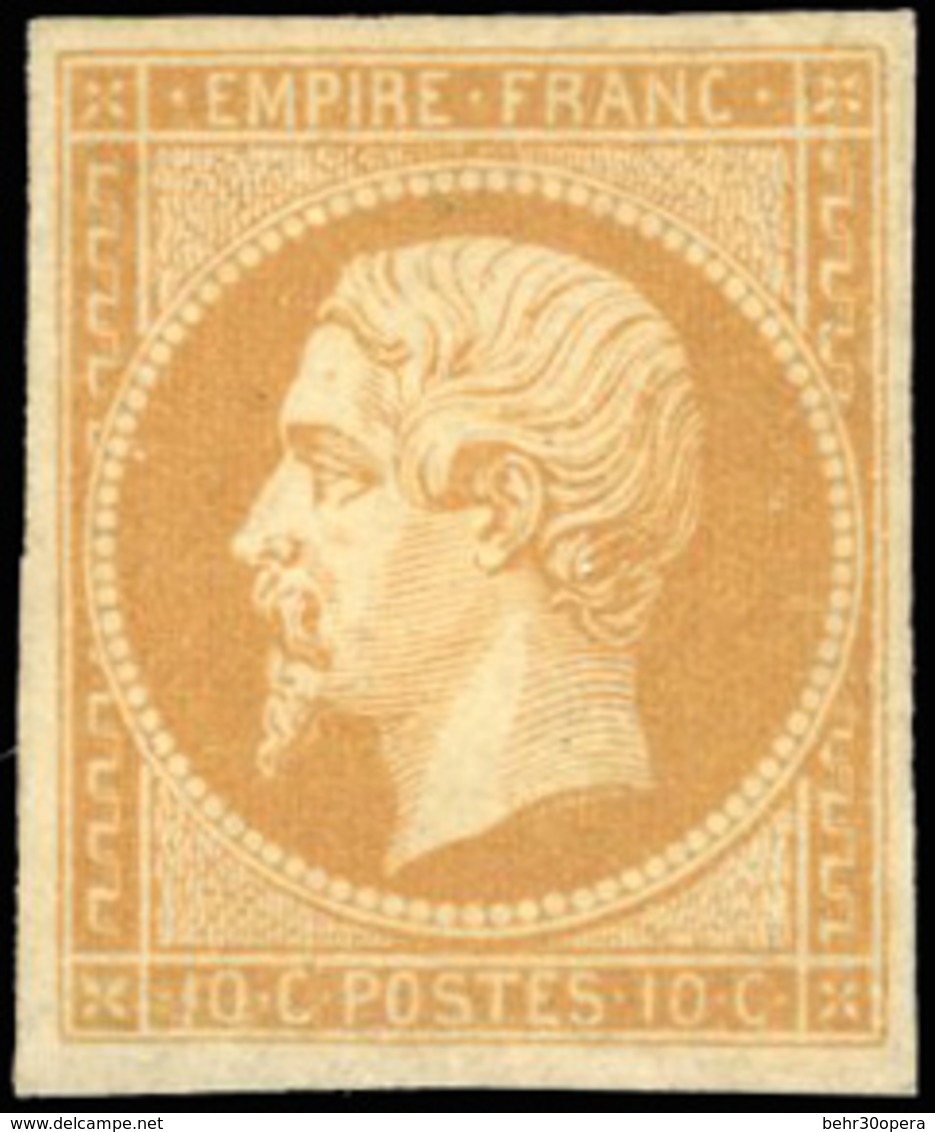 * N°13Ab - 10c. Bistre-orange. TB. - 1853-1860 Napoleon III