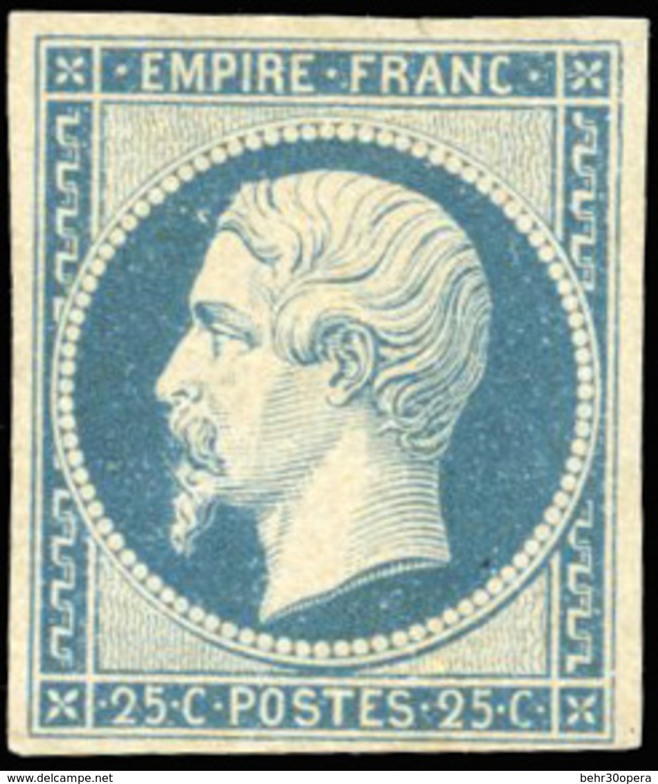 * N°15 - 25c. Bleu. Grandes Marges. SUP. - 1853-1860 Napoléon III.