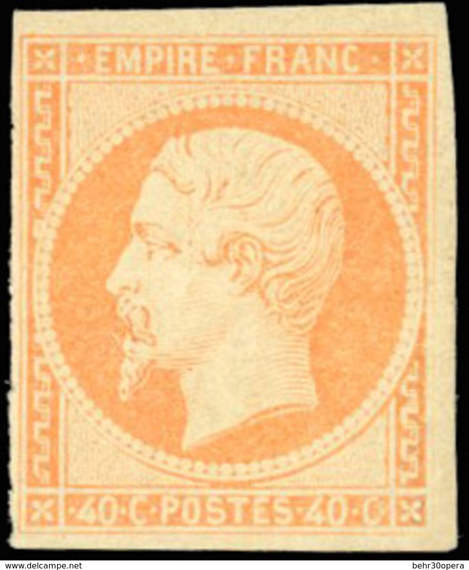 ** N°16 - 40c. Orange. SUP. - 1853-1860 Napoléon III
