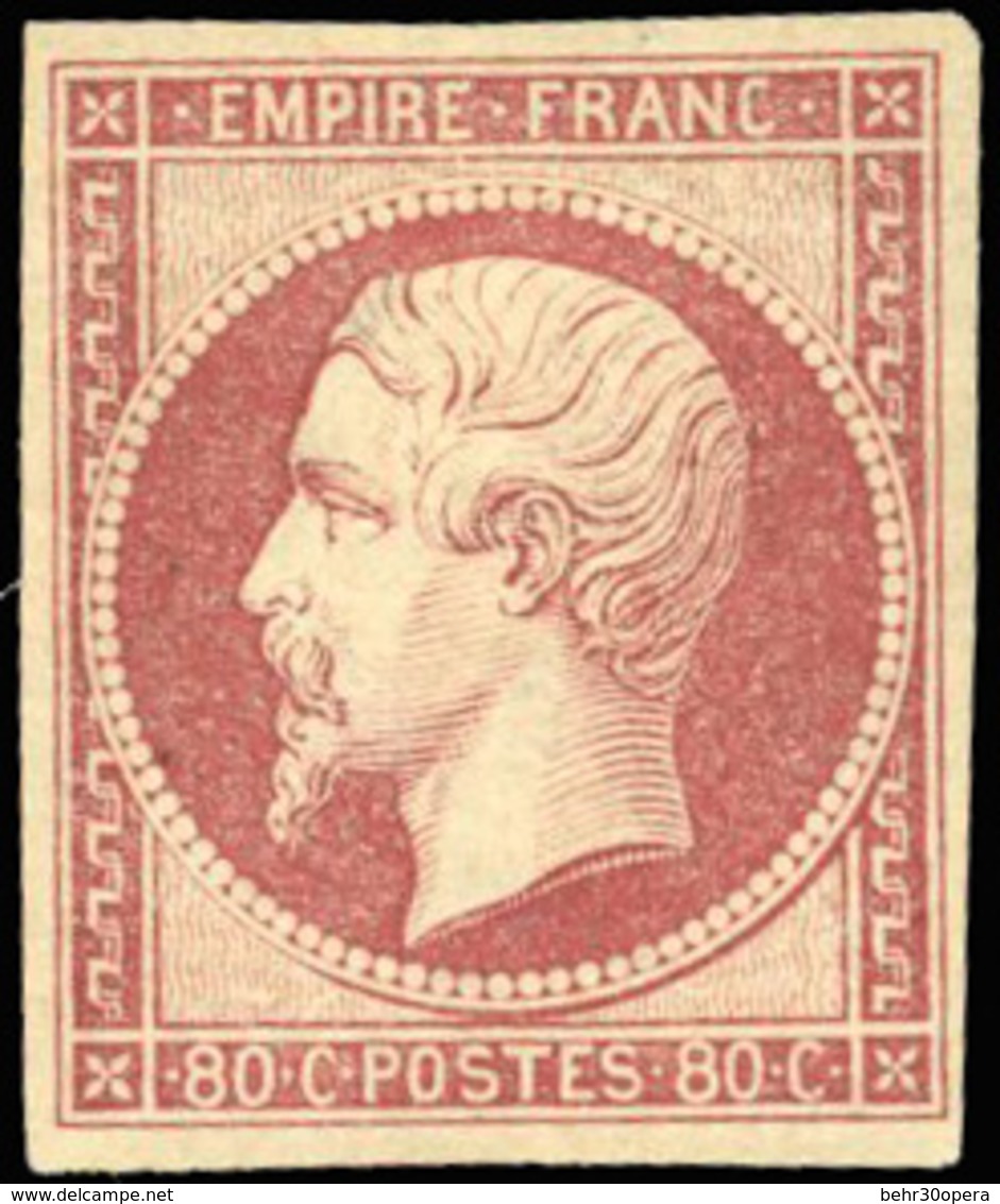 * N°17Aa - 80c. Carmin Clair. SUP. - 1853-1860 Napoléon III.