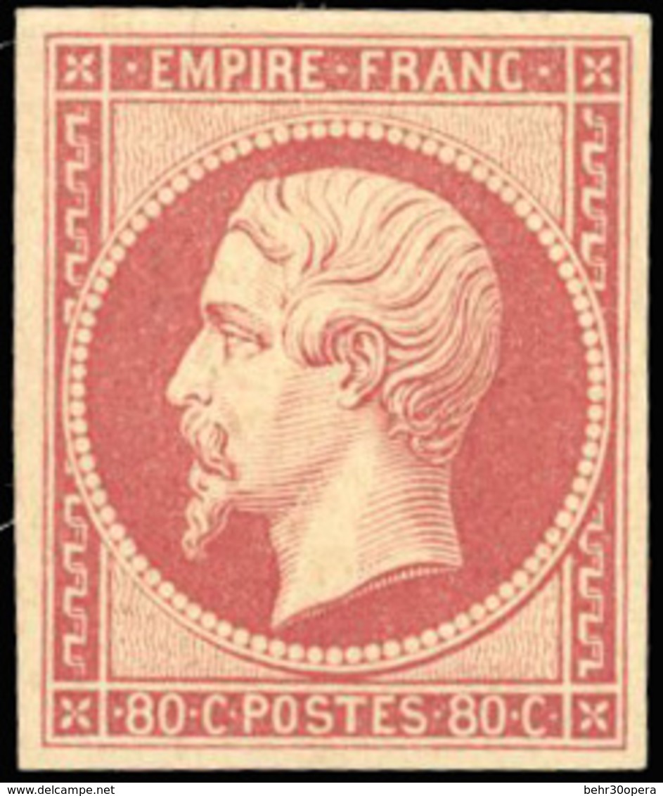 * N°17B - 80c. Rose. Très Frais. Fraîcheur Postale. R. SUP. - 1853-1860 Napoleon III