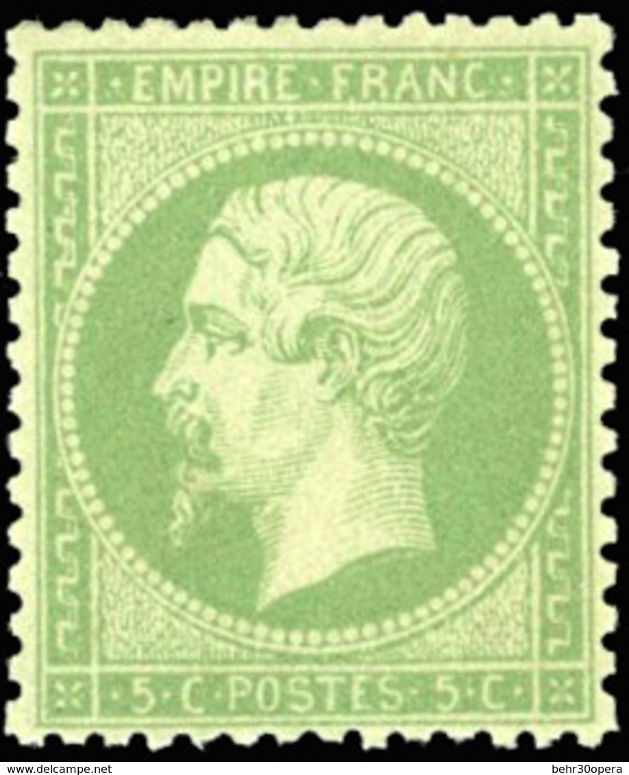 * N°20 - 5c. Vert. SUP. - 1862 Napoleon III