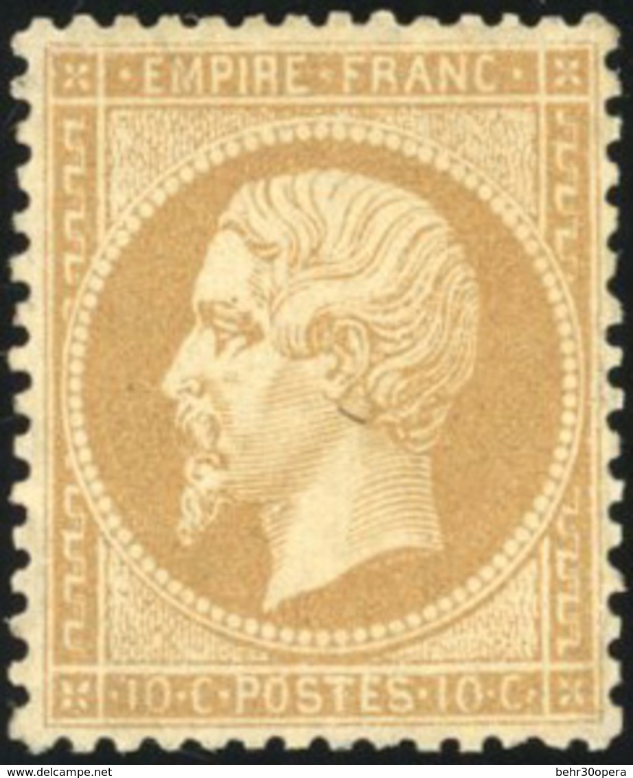 ** N°21 - 10c. Bistre. SUP. - 1862 Napoleon III