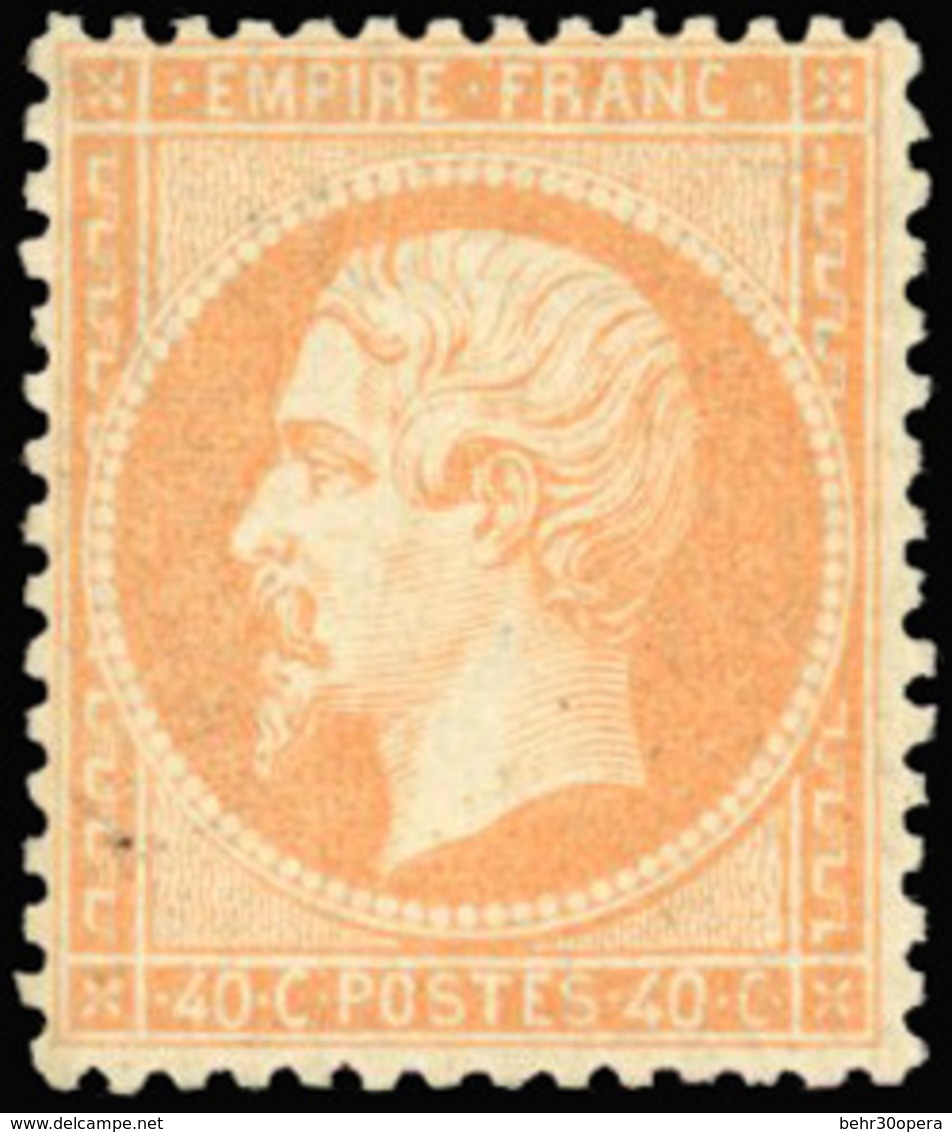 * N°23 - 40c. Orange. SUP. - 1862 Napoléon III