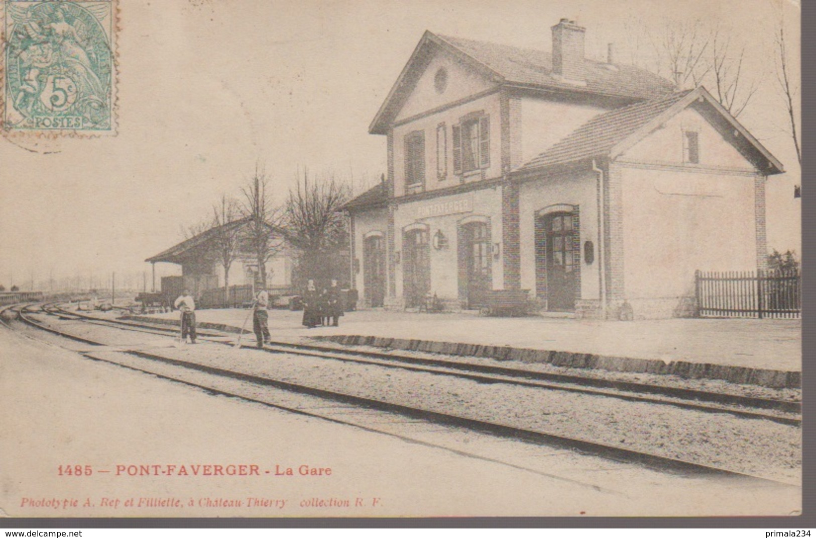 PONTFAVERGER - LA GARE - Montmirail