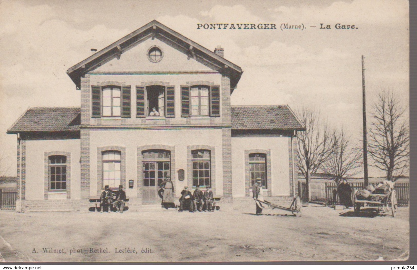 PONTFAVERGER - LA GARE - Montmirail