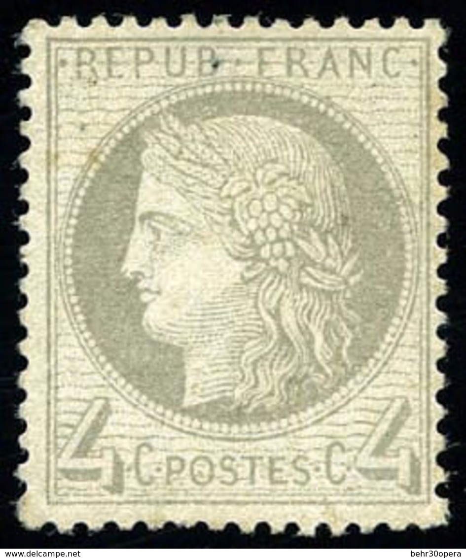 * N°52 - 4c. Gris. B. - 1871-1875 Cérès