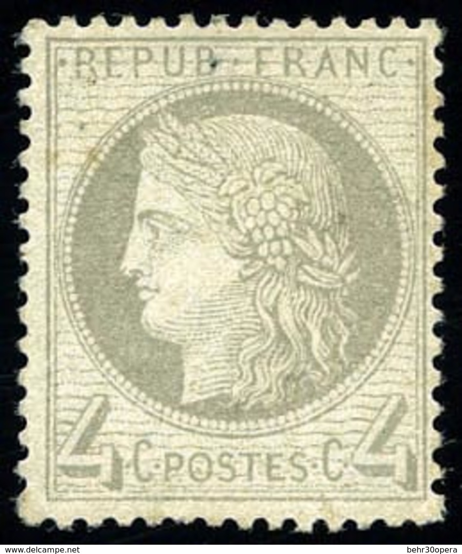 * N°52 - 4c. Gris. B. - 1871-1875 Ceres