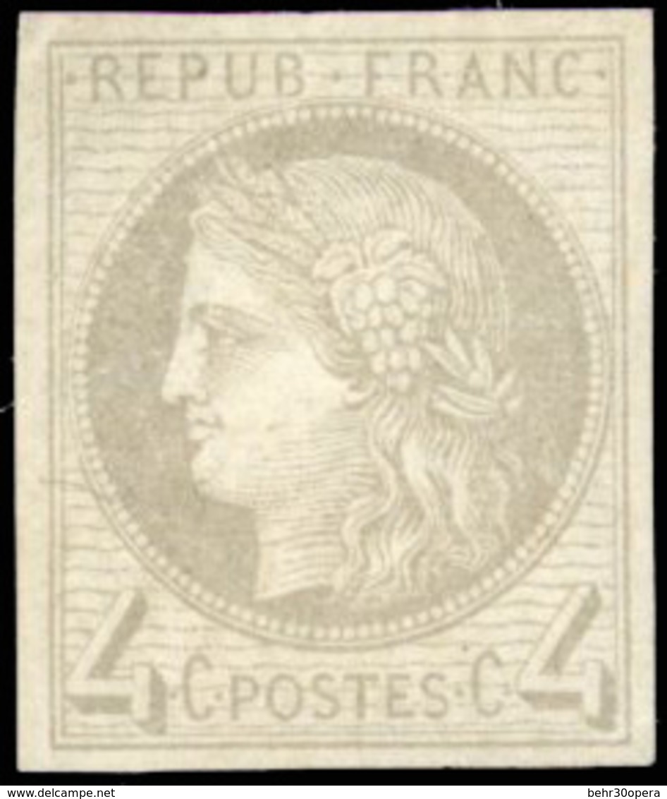 * N°52b - 4c. Gris. ND. TB. - 1871-1875 Cérès