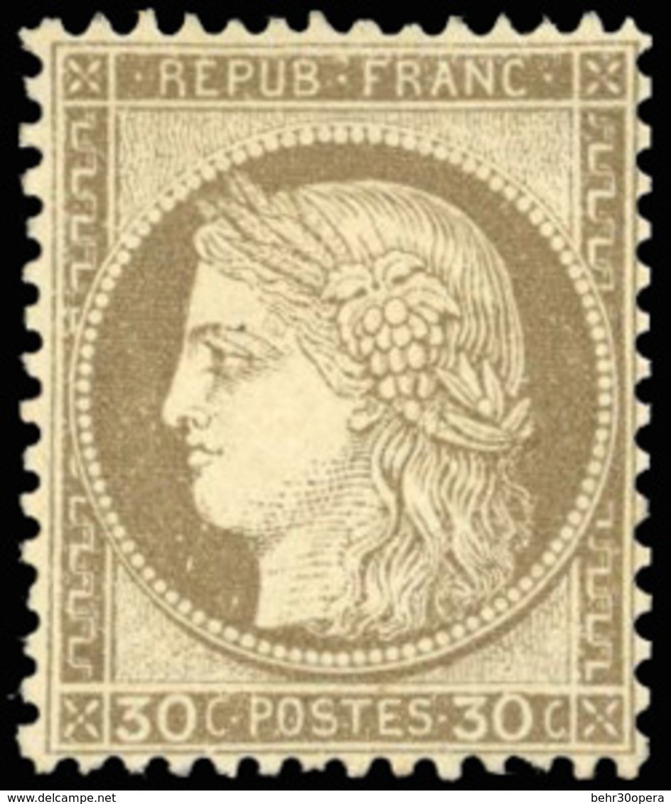 * N°56 - 30c. Brun. Très Frais. TB. - 1871-1875 Cérès