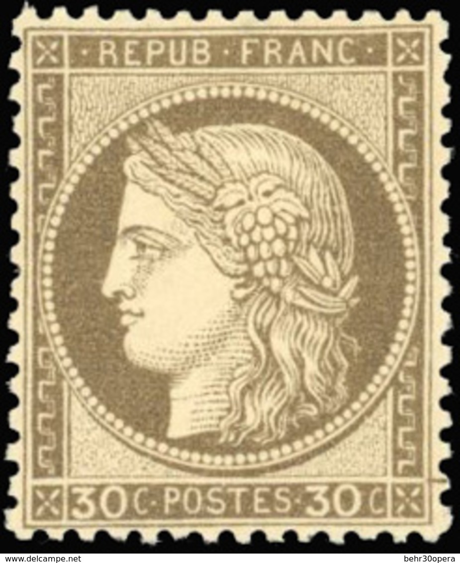 ** N°56a - 30c. Brun-foncé. SUP. - 1871-1875 Cérès