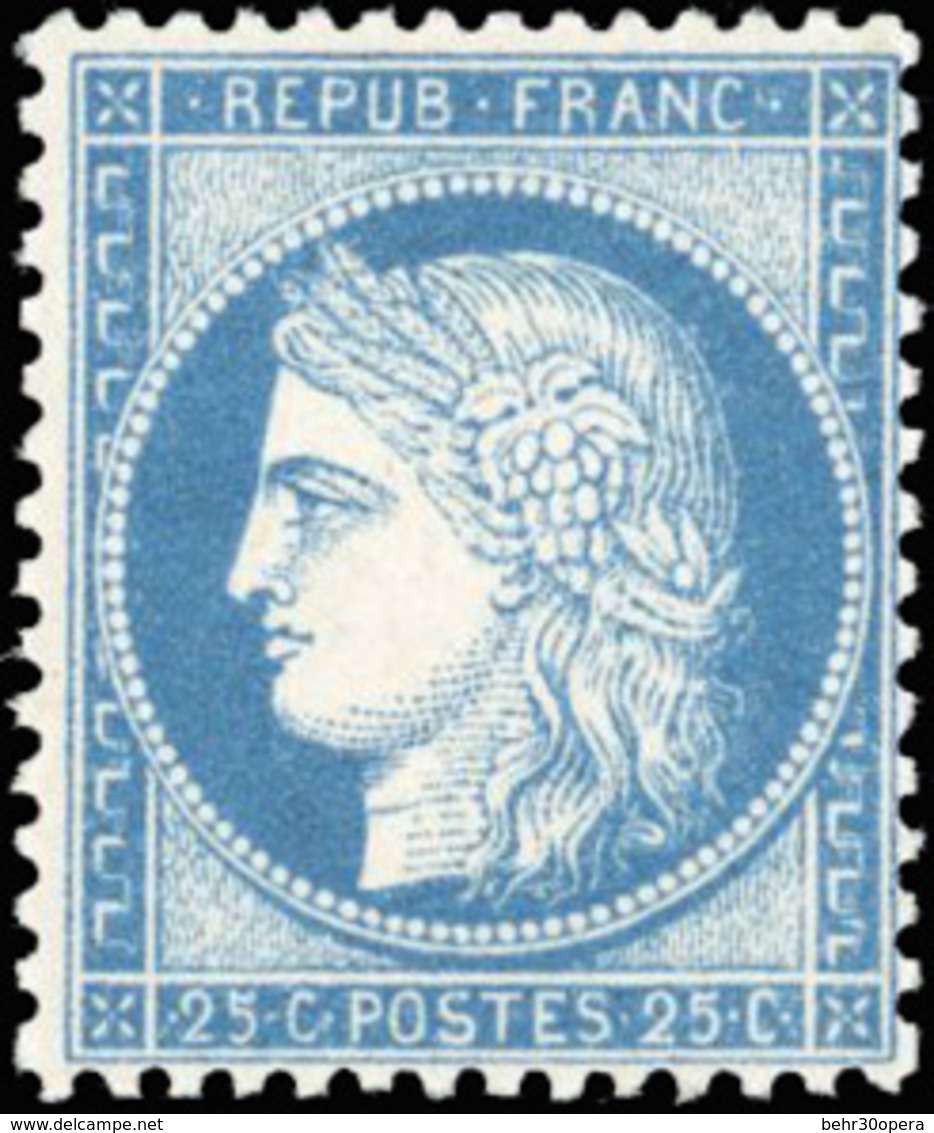 ** N°60A - 25c. Bleu. Type I. TB. - 1871-1875 Ceres