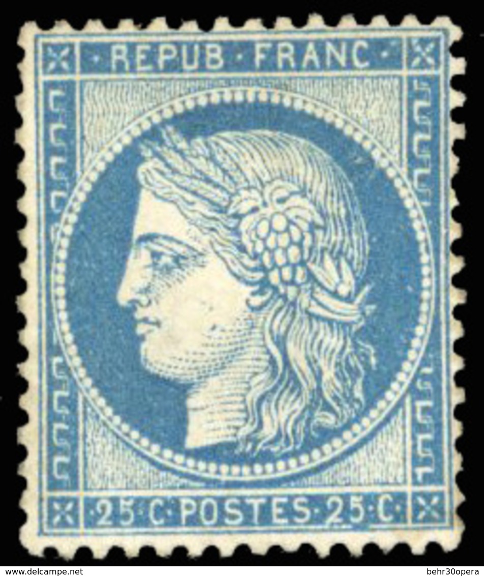 * N°60C - 25c. Bleu. Type III. B. - 1871-1875 Ceres